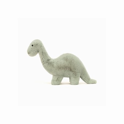 Jellycat Fossilly Brontosaurus Dinosaurs USA | 43276WVXQ